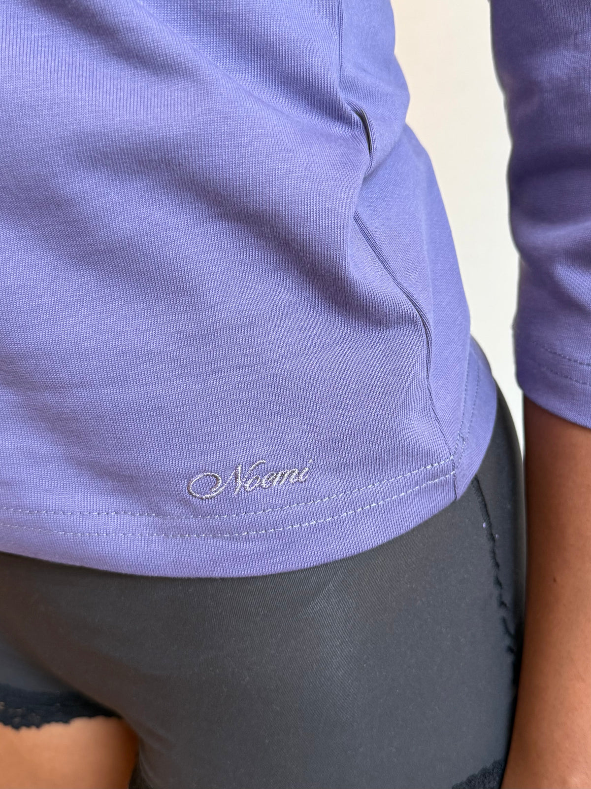Noemi T-Shirt - Plum 3/4 arms